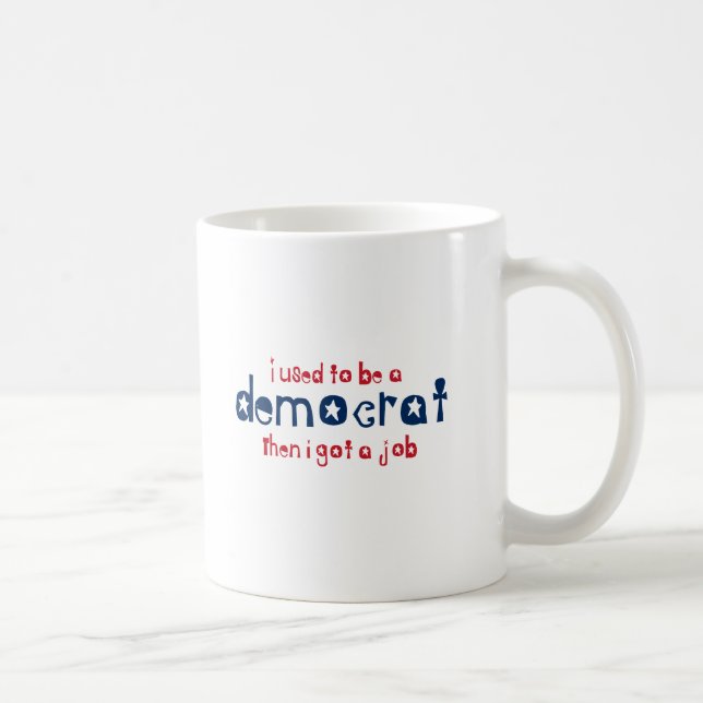 Caneca De Café Eu usei-me para ser uma Democrata então que eu (Direita)