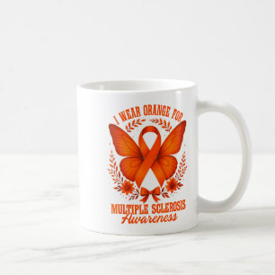 Caneca De Café Eu Uso Laranja Para Conscientização Da Esclerose M