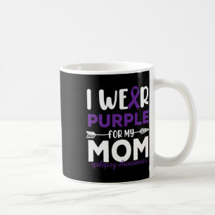 Caneca De Café Eu Uso Roxo Para Minha Mãe Citações de Conscientiz