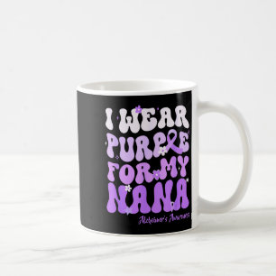 Caneca De Café Eu Uso Roxo Pela Minha Nana Conscientização do Hei