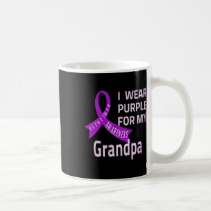 Caneca De Café Eu Uso Roxo Pelo Meu Avô Doença Heimerheimer