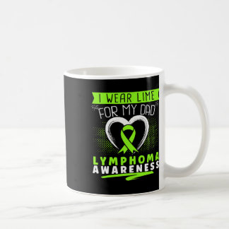 Caneca De Café Eu Uso Verde Limão Para A Conscientização Do Linfo