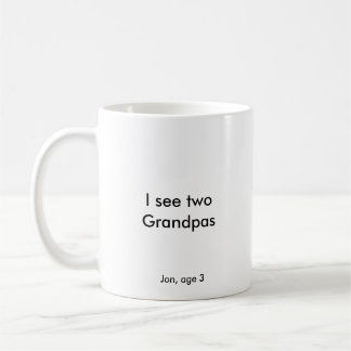 Caneca De Café Eu ver dois vovôs