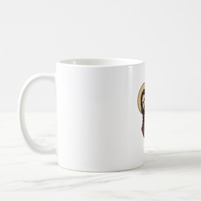 Caneca De Café Eu Vi Esse Design Gráfico Religioso Divertido_1 (Esquerda)