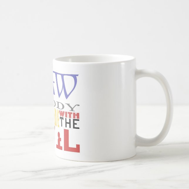 Caneca De Café Eu vi o presente Osbourne com o diabo (Direita)