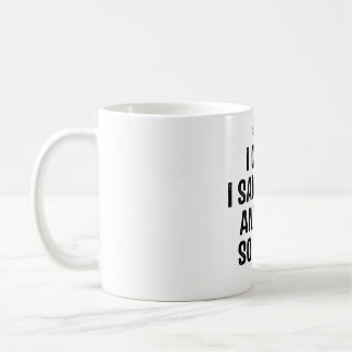 Caneca De Café Eu Vi Que Tinha Ansiedade, Então Saí