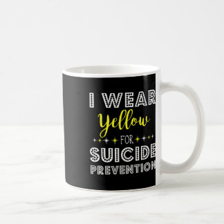 Caneca De Café Eu Visto Amarelo Para A Sensibilização Para A Prev