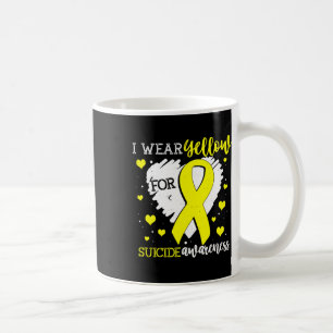 Caneca De Café Eu Visto Amarelo Para O Gráfico De Fita De Sensibi