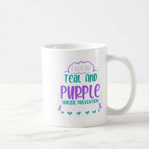 Caneca De Café Eu Visto Awarenes Para Prevenção Do Suicídio Em Te