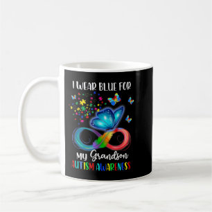 Caneca De Café Eu Visto Azul Para A Consciência Autismo A Matar