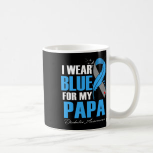 Caneca De Café Eu Visto Azul Para A Pena De Consciência Do Meu Pa