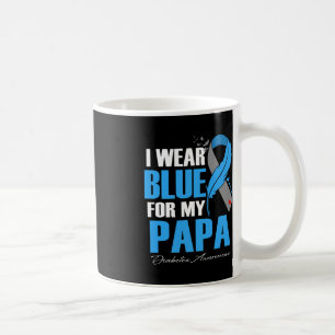 Caneca De Café Eu Visto Azul Para A Pena De Consciência Do Meu Pa