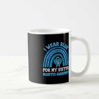 Caneca De Café Eu Visto Azul Para Minha Irmã Irmã Sensibilização 