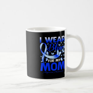 Caneca De Café Eu Visto Azul Para Minha Mãe Alopecia Saber Mantei