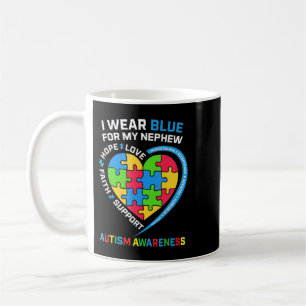Caneca De Café Eu Visto Azul Para Os Meus Presentes De Consciênc