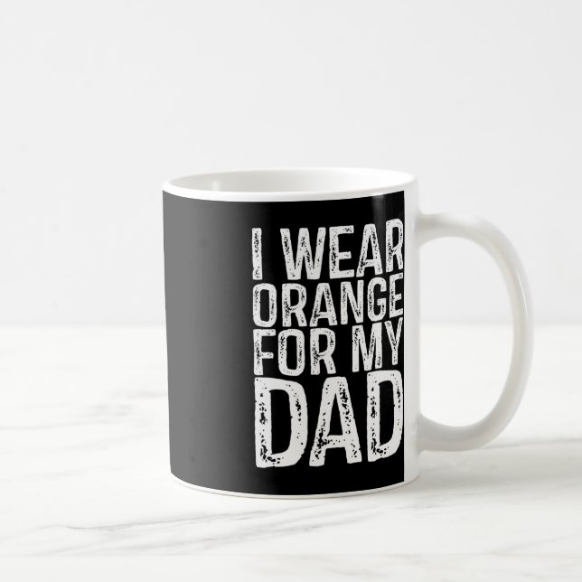 Caneca De Café Eu Visto Laranja Para Minha Consciência Da Leucemi (Direita)