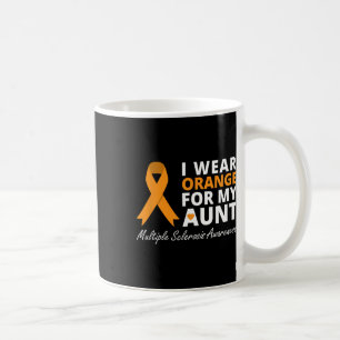 Caneca De Café Eu Visto Laranja Para Minha Tia Sra. Sensibilizaçã