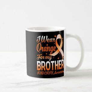 Caneca De Café Eu Visto Laranja Para O Meu Irmão Rsd Crps Sensibi