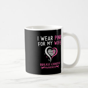 Caneca De Café Eu Visto Rosa Para A Minha Mulher Cancer Sensibili