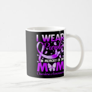 Caneca De Café Eu Visto Roxo Na Memória Para A Sobredosagem Da Mi