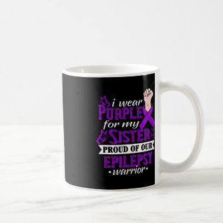 Caneca De Café Eu Visto Roxo Para A Minha Irmã Epilepsy Warrior A