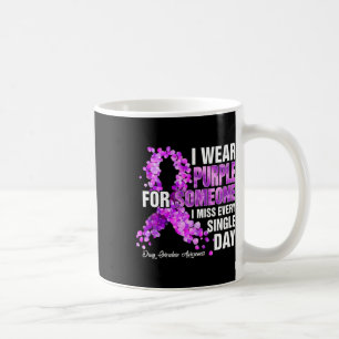 Caneca De Café Eu Visto Roxo Para Alguém Que Sinto Falta De Sobre