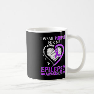 Caneca De Café Eu Visto Roxo Para Mim Consciência Epilepsia Coste