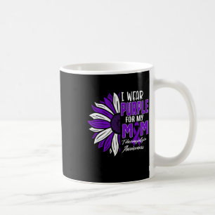 Caneca De Café Eu Visto Roxo Para Minha Mãe Fibromialgia Sensibil