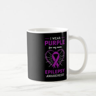 Caneca De Café Eu Visto Roxo Para Minha Mãe Sensibilização Epilep