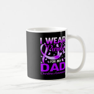 Caneca De Café Eu Visto Roxo Para Minha Manteiga De Consciência D