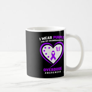 Caneca De Café Eu Visto Roxo Para Minha Neta Sobredosagem Awaren