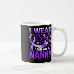 Caneca De Café Eu Visto Roxo Para O Meu Câncer de pâncreas De Bab