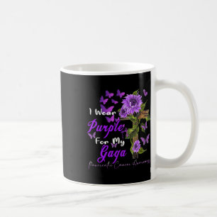 Caneca De Café Eu Visto Roxo Para O Meu Câncer de pâncreas De Gag