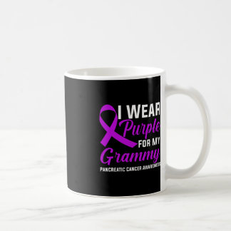 Caneca De Café Eu Visto Roxo Para O Meu Câncer de pâncreas De Gra