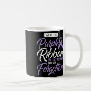 Caneca De Café Eu Visto Roxo Para O Meu Filho Sensibilização Inte