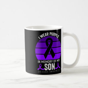Caneca De Café Eu Visto Sobredosagem Roxa Sensibilização Roxo Fit