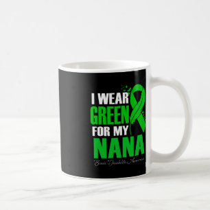Caneca De Café Eu Visto Verde Para Minhas Deficiências Cerebrais