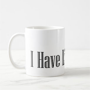 Caneca De Café Eu vivi uma vida