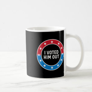 Caneca De Café Eu Votei Nele Anti Trump Vermelho Branco E Azul Vo