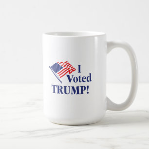 Caneca De Café Eu Votei Trump