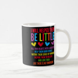 Caneca De Café Eu vou ajudá-los a ser pequenos - Professor de ber