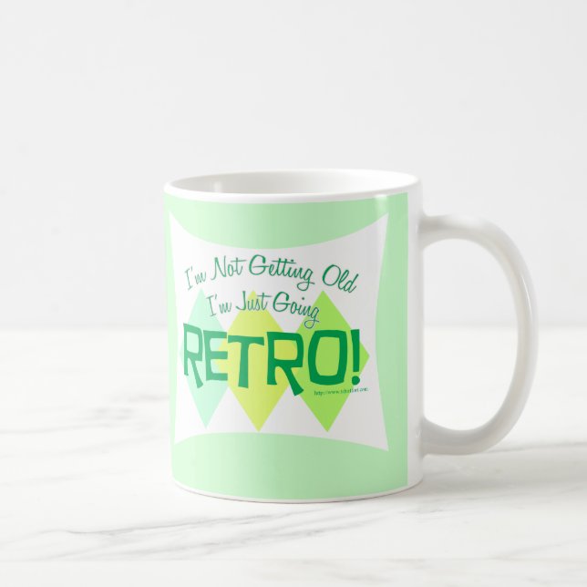 Caneca De Café Eu vou para o Retro! (Direita)