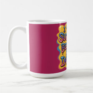 Caneca De Café Eu Vou Sucederei Porque Sou Louco Estilo Quadrinho