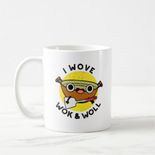 Caneca De Café Eu Wove Wok E Woll Engraçado Pun Chinês Wok