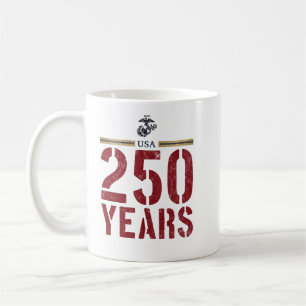 Caneca De Café EUA 250 Anos Fuzileiros Navais Águia