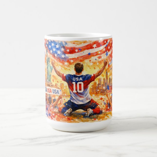 Caneca De Café EUA na Copa do Mundo 2026 (Centro)