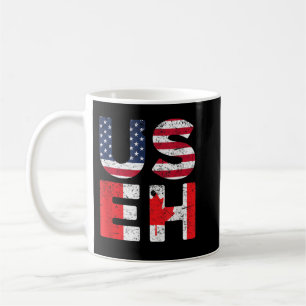 Caneca De Café EUA Orgulho EUA Bandeira Day USEH Canadá