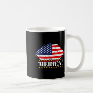 Caneca De Café Eua patriótico - bandeira americana liberdade - or
