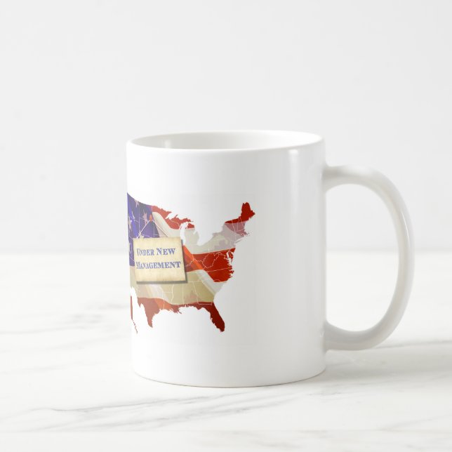 Caneca De Café EUA: Sob a gestão nova (Direita)