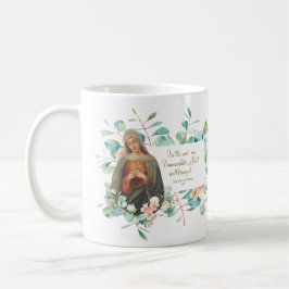 Caneca De Café Eucalipto religioso Imacula Coração Maria